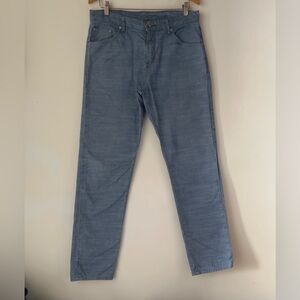 RALEIGH DENIM Handcrafted Signed Graham Jeans Straight Leg USA Sz 33 Lightweight